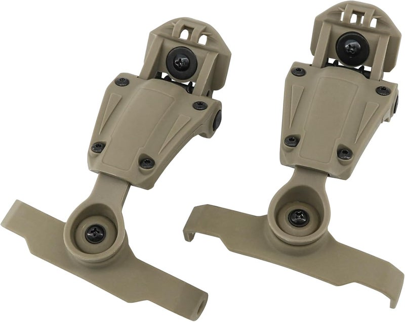 HEARFALCOM ARC Rail Adapter for Fast Series Helmets Compatible with Walker's Razor Earmuffs - Image 3